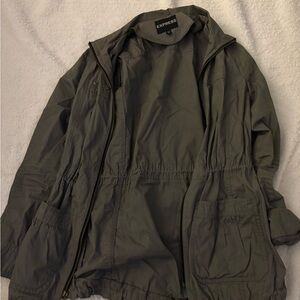 Express women’s green Lightweight Jacket